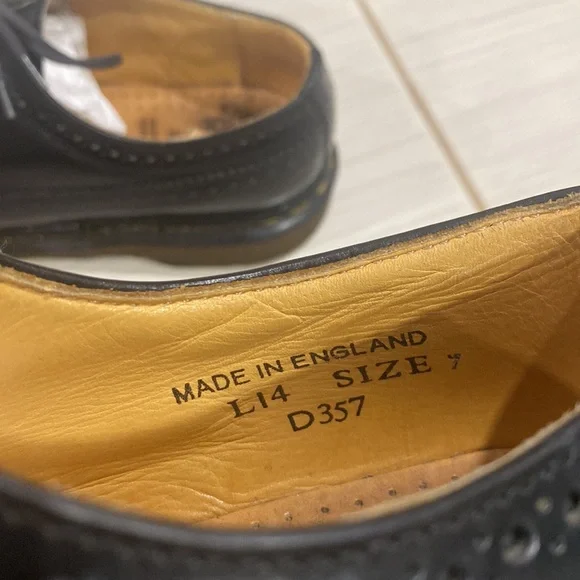 Dr martens 3989 SMOOTH LEATHER BROGUE SHOES size 7 - Picture 5 of 9